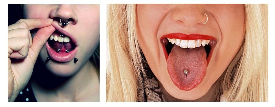 La moda de los piercings orales: un riesgo para la salud